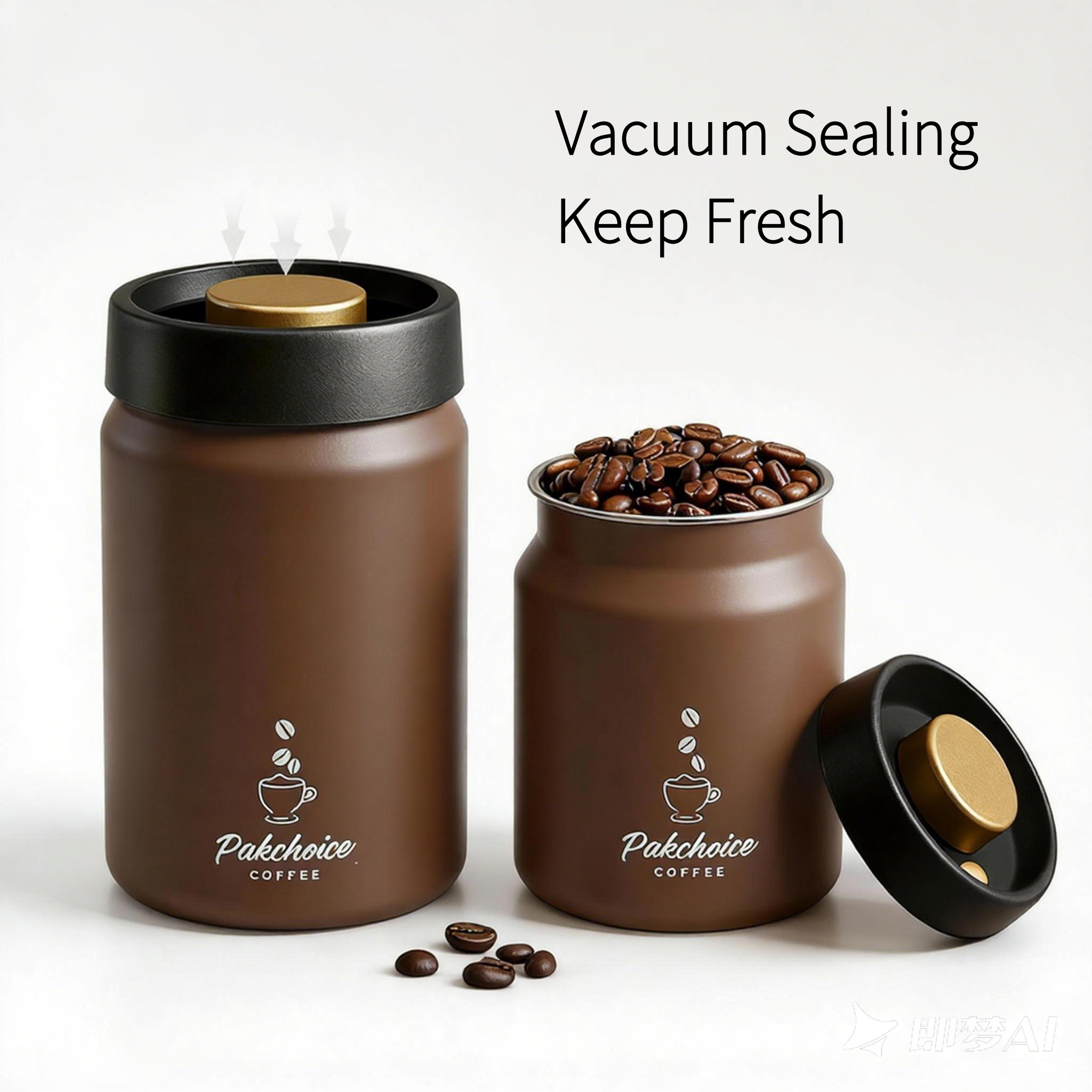 Food Storage Vacuum Containers - Vacuum Coffee Bean Storage Container Stainless