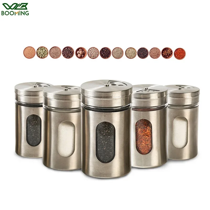 Food Storage With Dividers - Stainless Steel Seasoning Spice Storage Box