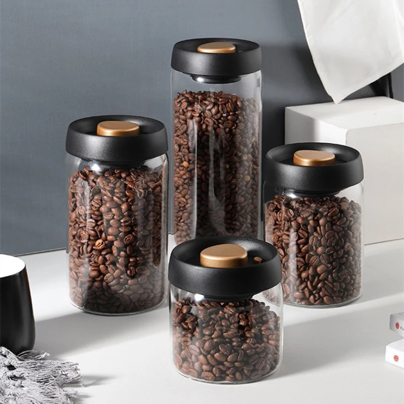 Food Storage Vacuum Containers - Coffee Beans Vacuum Sealed Tank Household