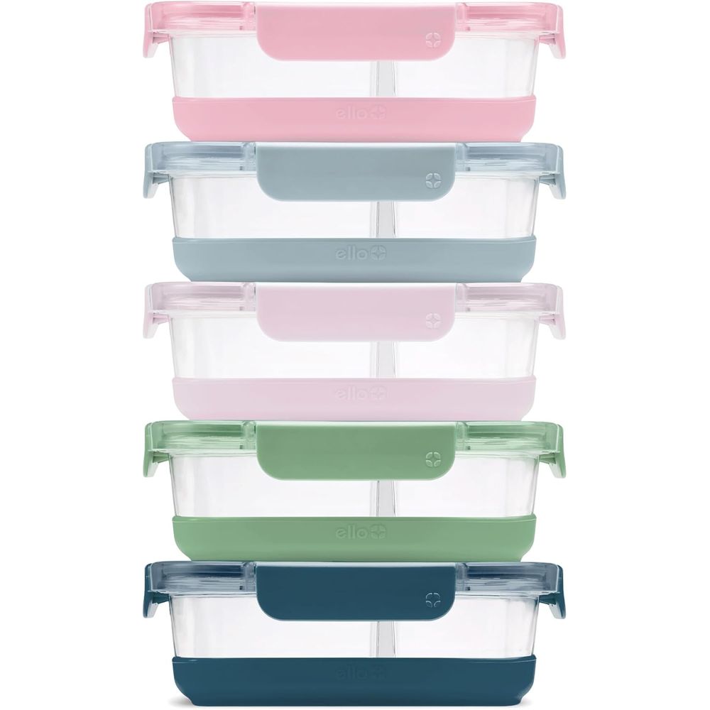 Food Storage With Dividers - Refresh 3.4 Cup Divided Meal Prep
