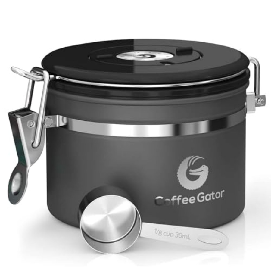 Food Storage Stainless Steel Containers - Coffee Canister, Airtight Stainless Steel Kitchen