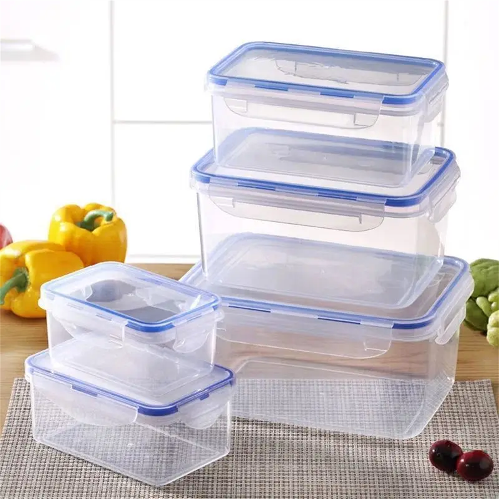 Food Storage Drawer Organizer - 1/4pack Food Storage Containers Transparent Kitchen