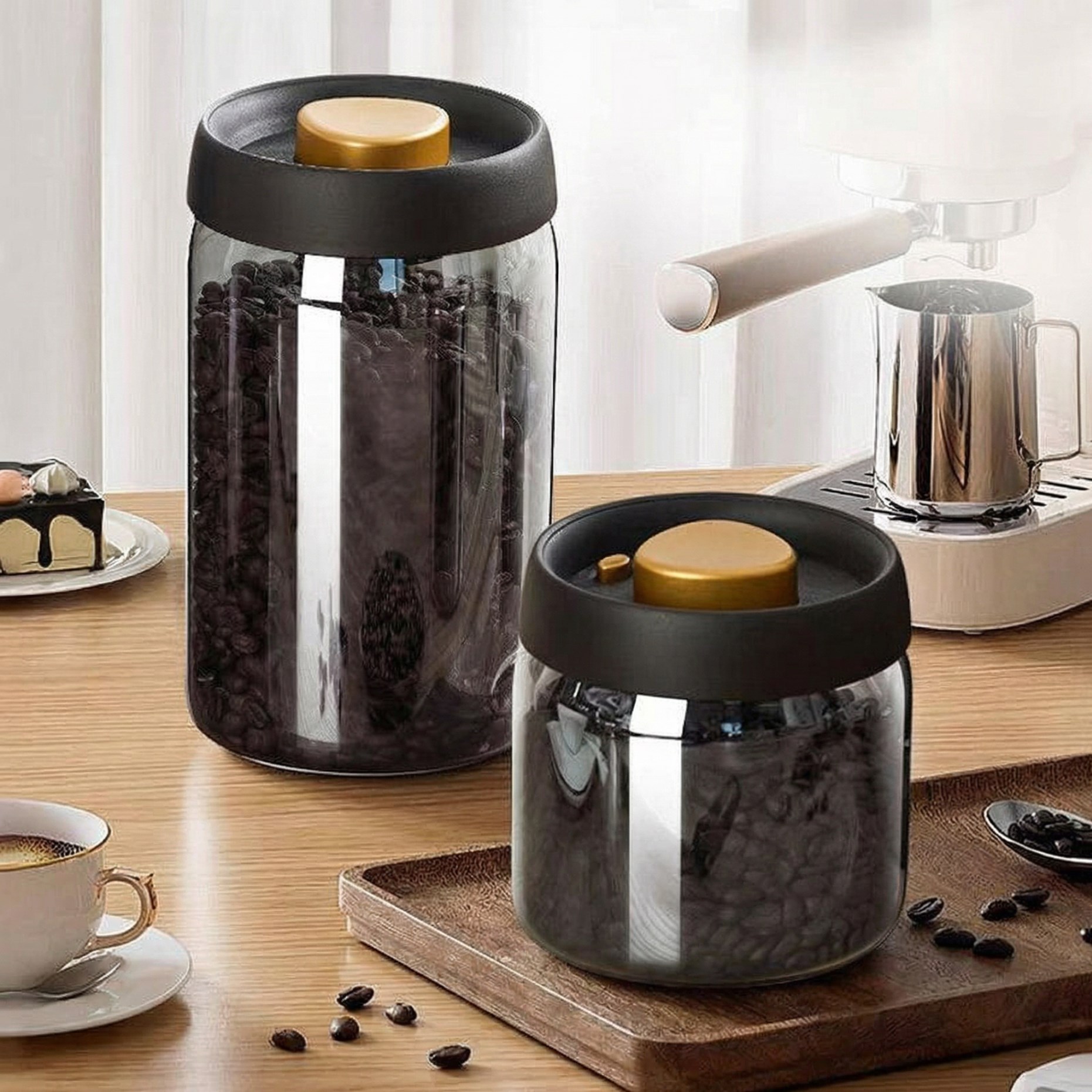 Vacuum Coffee Canister Press-T - Food Storage Vacuum Containers avis et prix