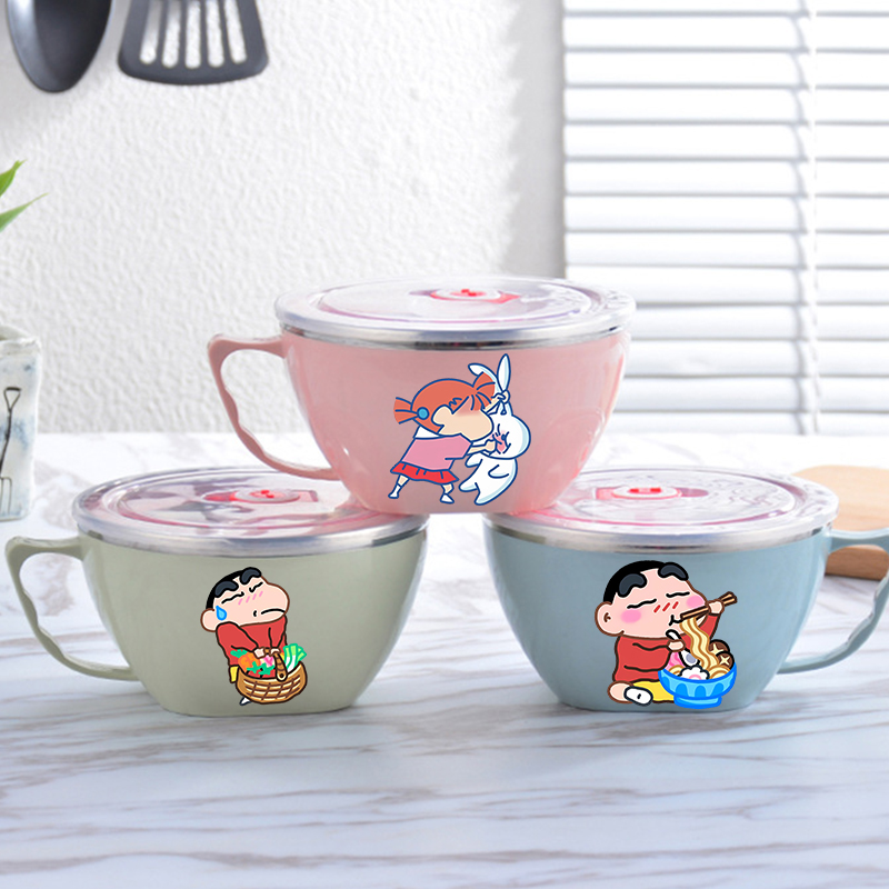 Crayon Shin-chan Noodle Bowl L - Food Storage On Table avis et prix