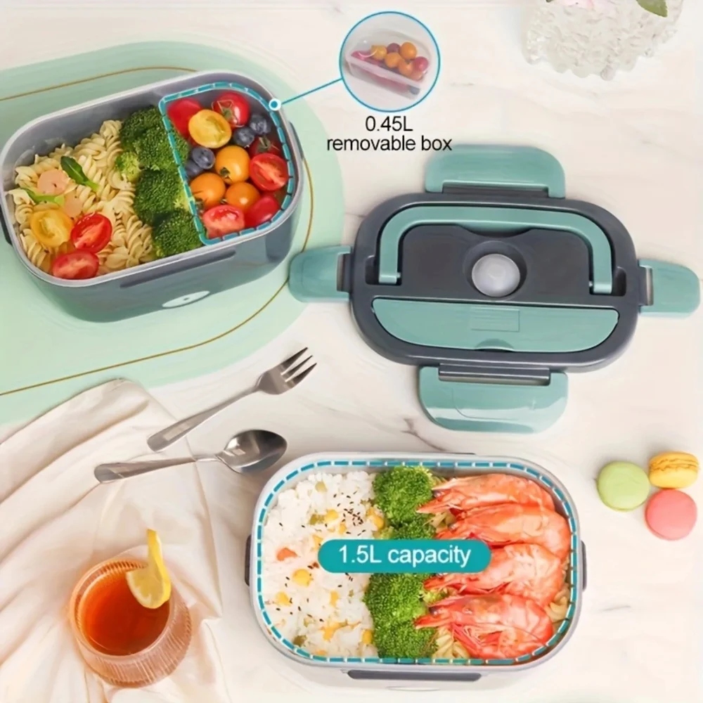Dual Compartment Electric Lunc - Food Storage Drawer Organizer avis et prix