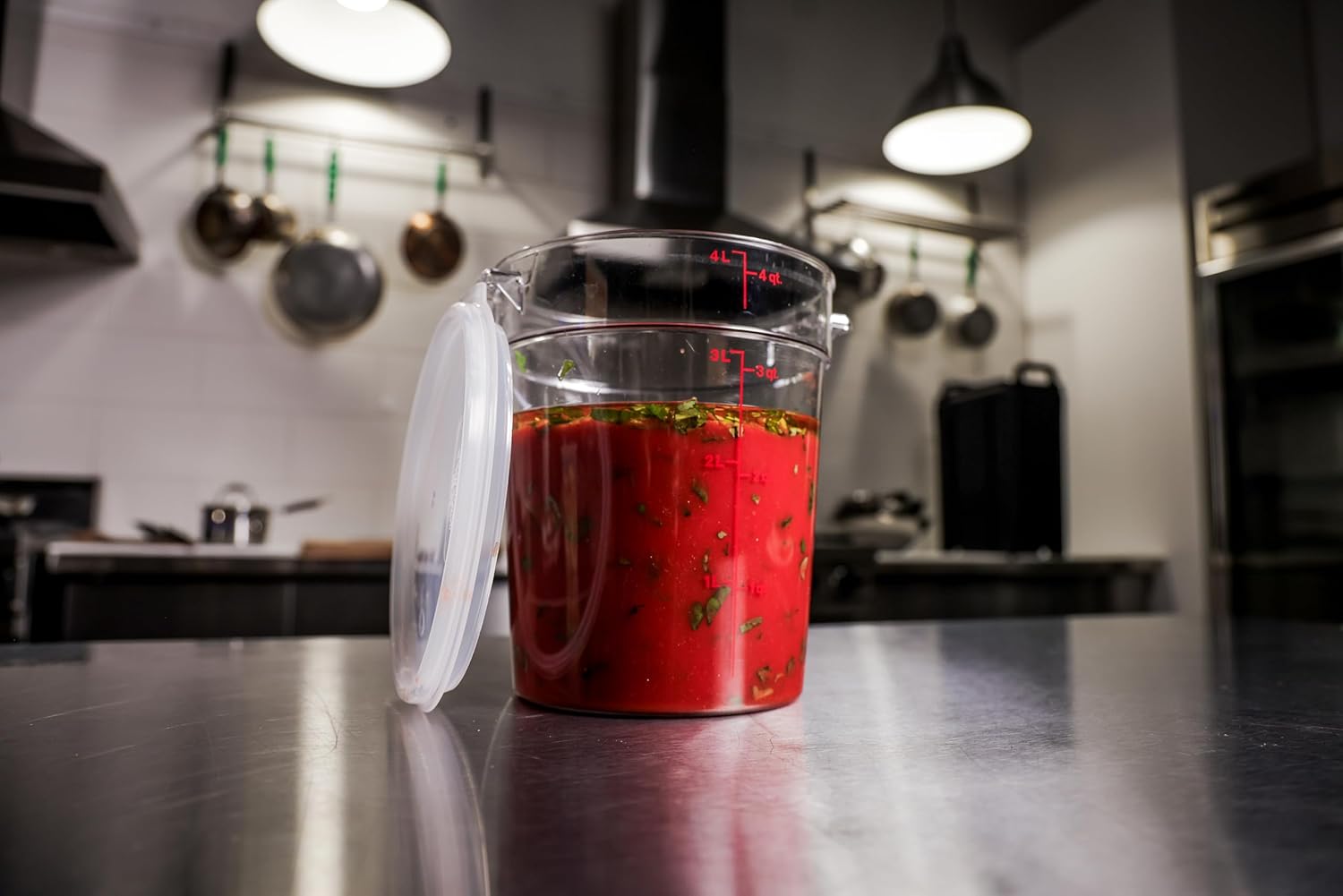 Food Storage Container with Li - Food Storage 4 Quart avis et prix
