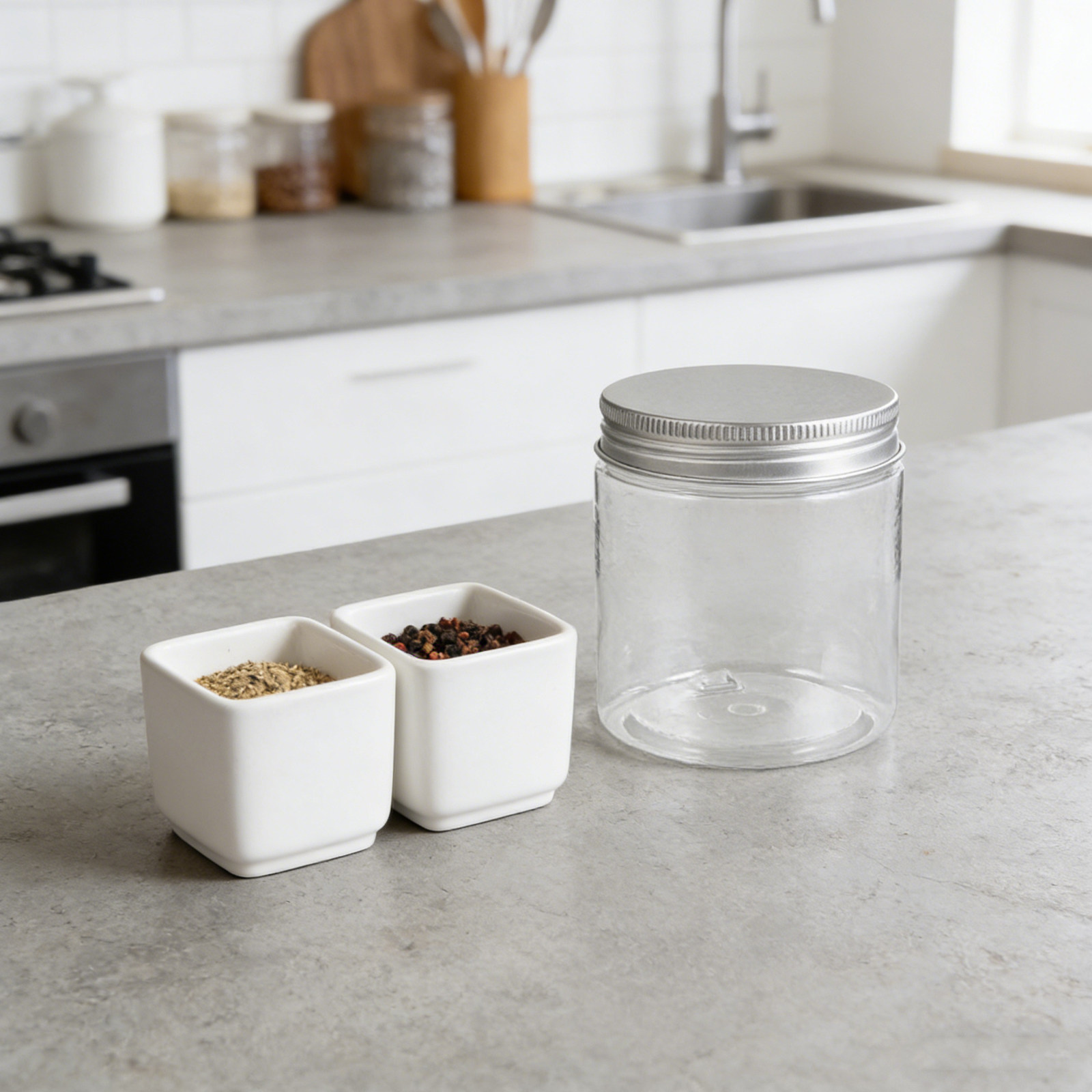12Pcs Transparent Mini Canning - Food Storage Aluminum Containers avis et prix