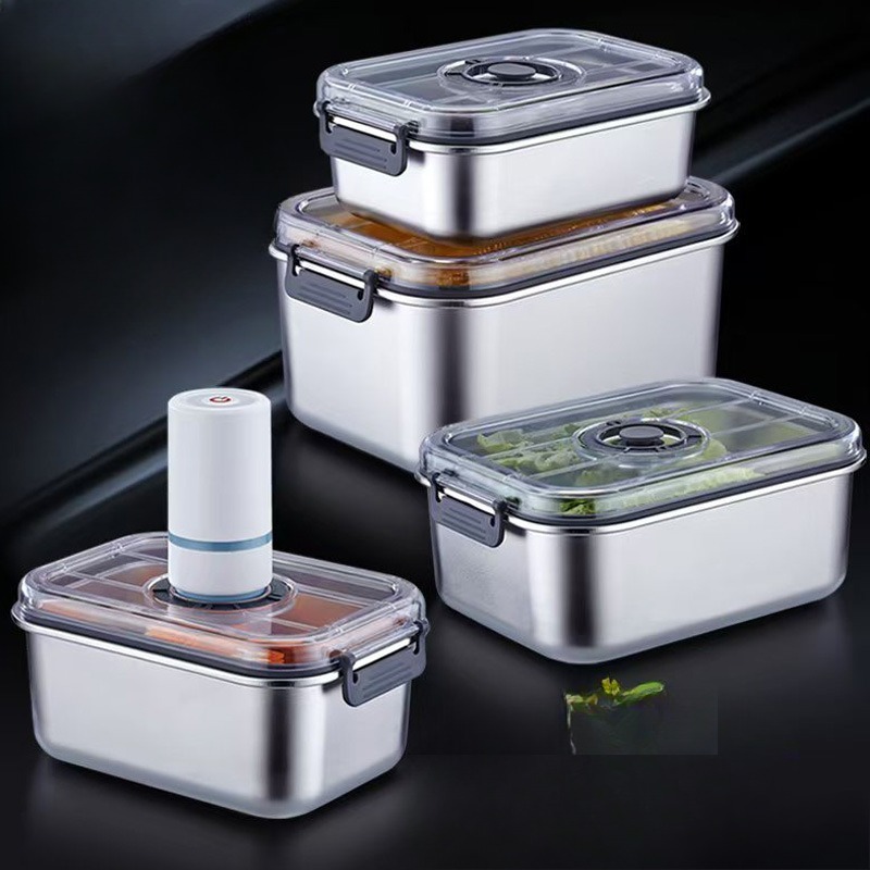 Stainless Steel Vacuum Contain - Food Storage Vacuum Containers avis et prix