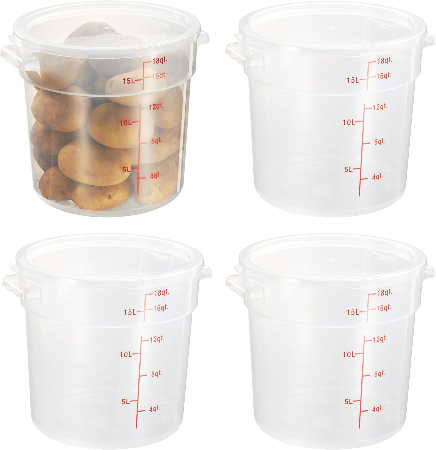 18 Quart Round Food Storage Co - Food Storage 4 Quart avis et prix