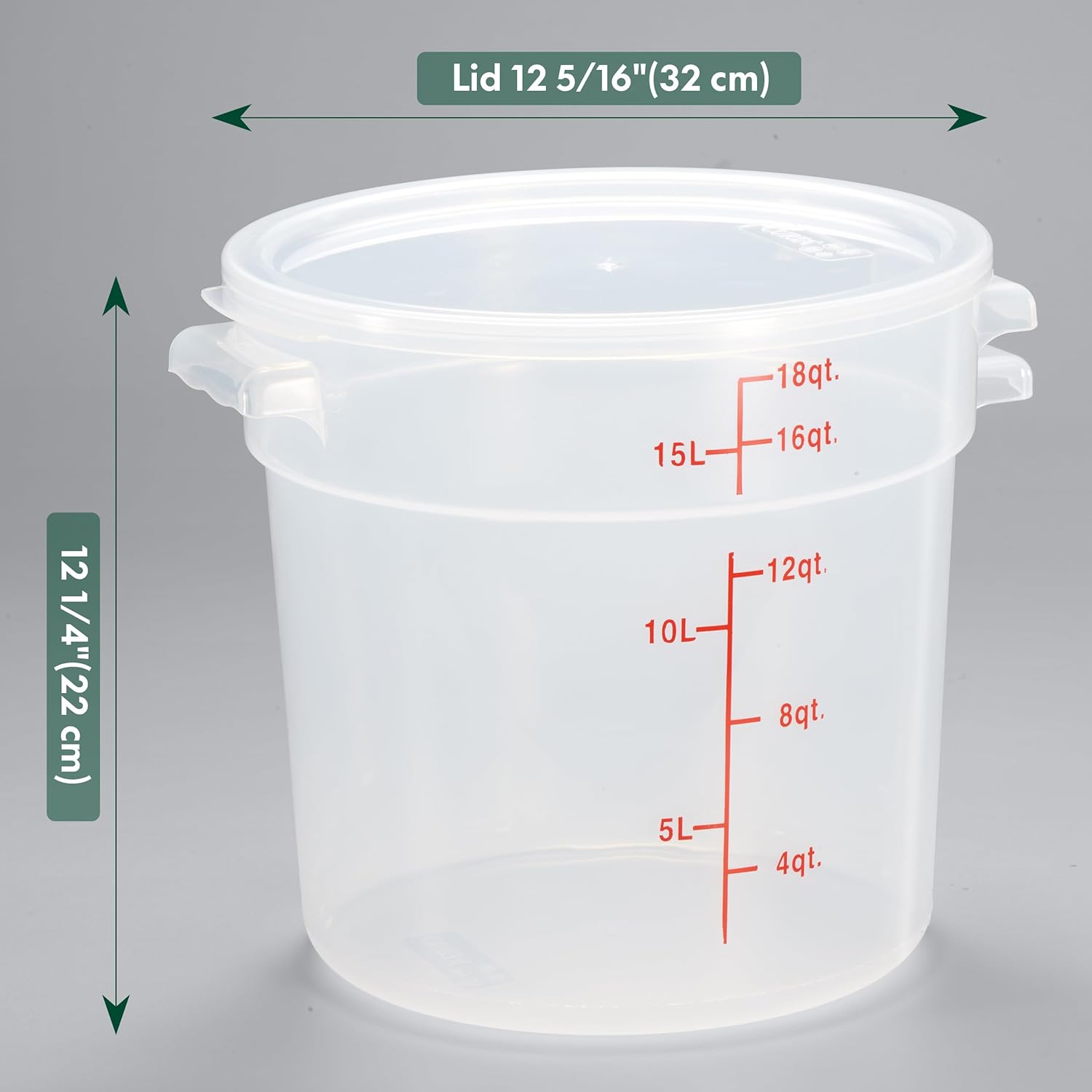 18 Quart Round Food Storage Co - Food Storage 4 Quart avis et prix