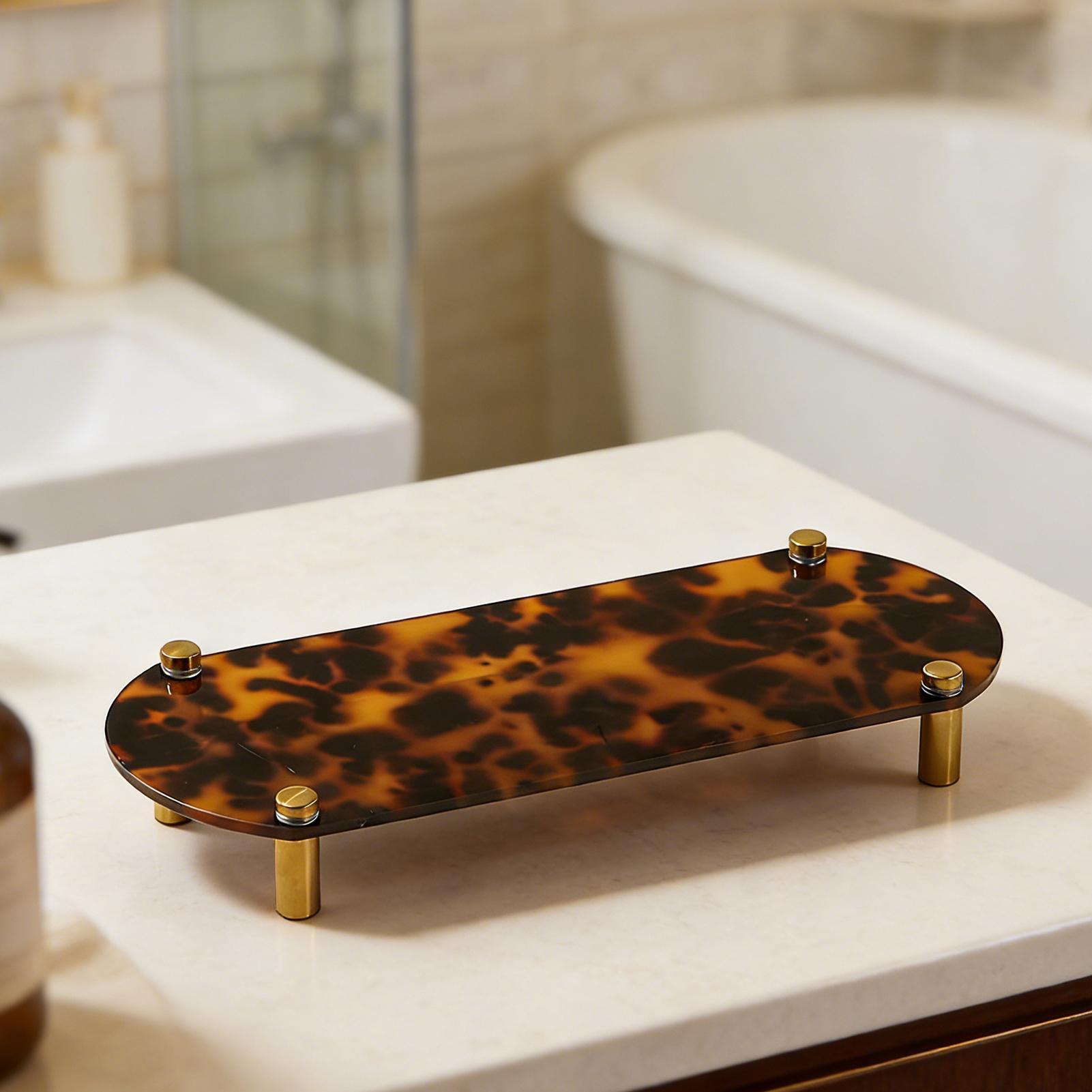 Bathroom Counter Tray Tortoise - Food Storage Home avis et prix