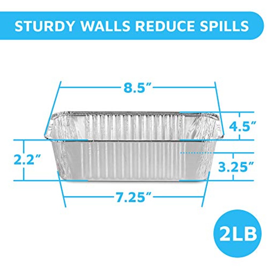 Aluminum Disposable Loaf Pans  - Food Storage Aluminum Containers avis et prix