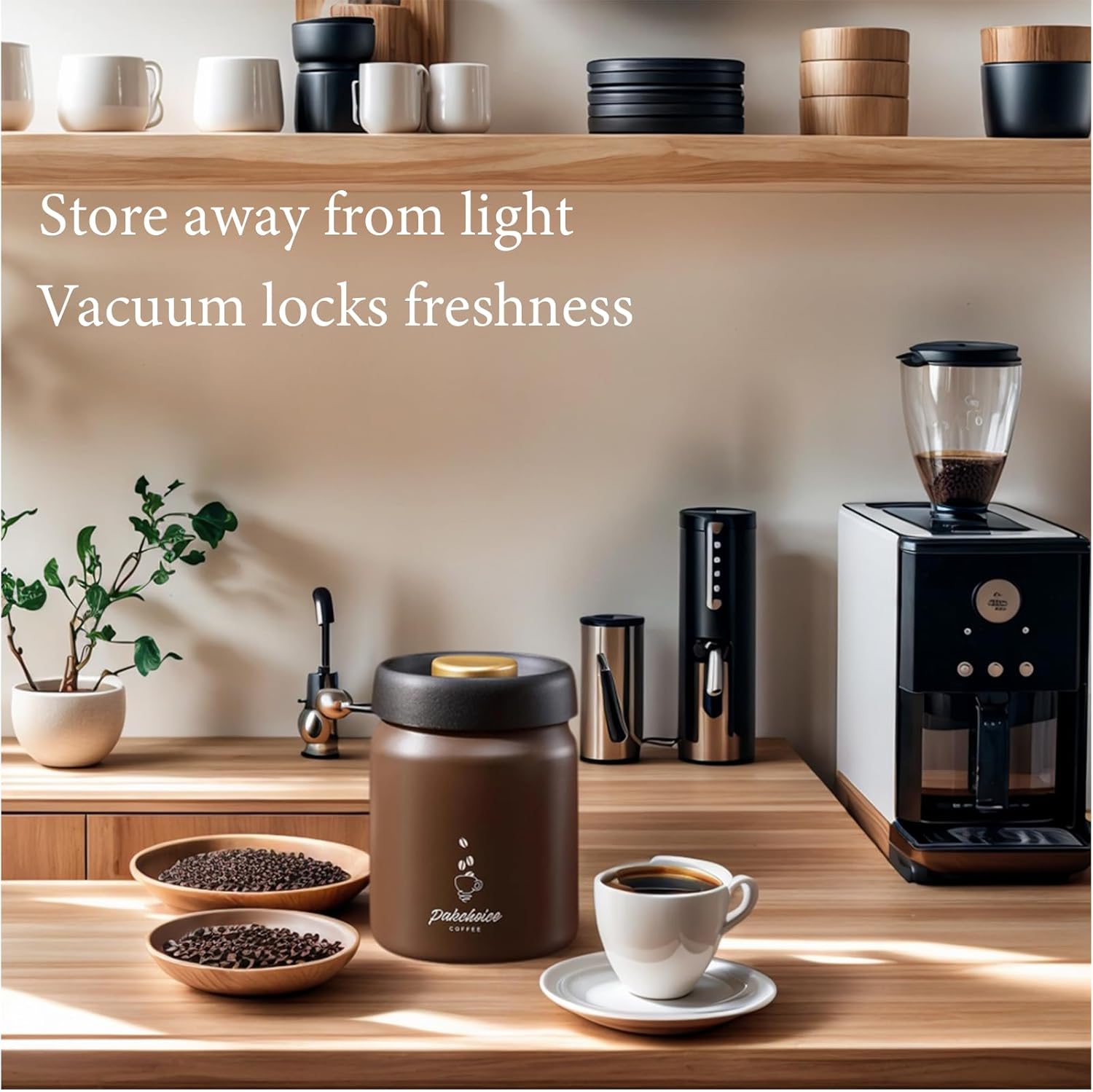 Vacuum Coffee Bean Storage Con - Food Storage Vacuum Containers avis et prix