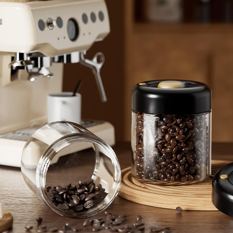 Transparent Glass Coffee Beans - Food Storage Vacuum Containers avis et prix