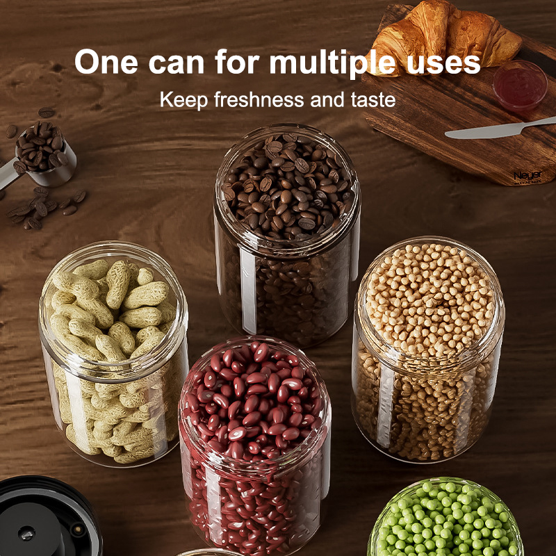Transparent Glass Coffee Beans - Food Storage Vacuum Containers avis et prix