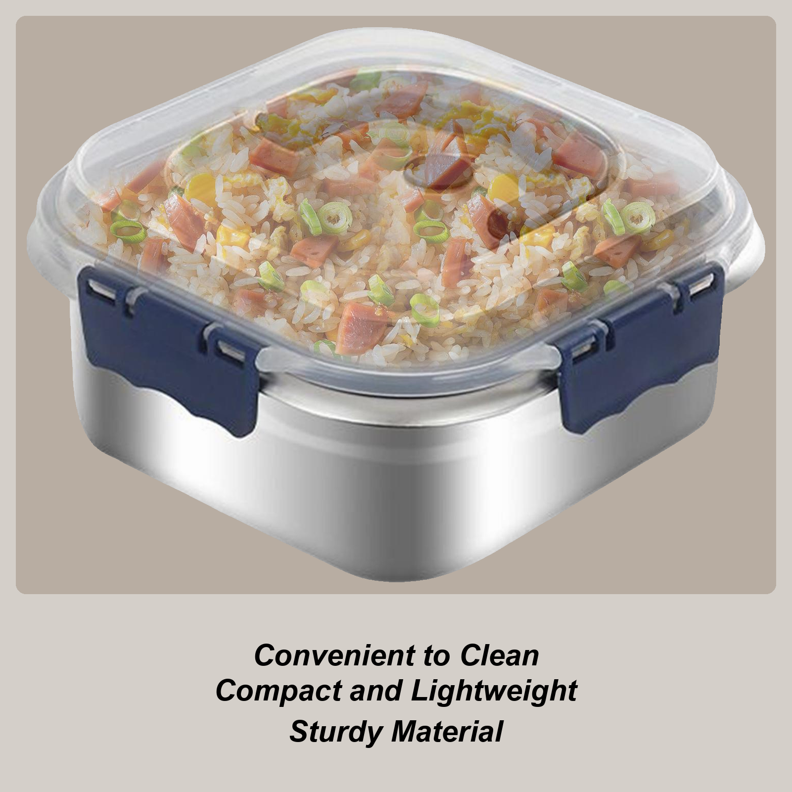 Stainless Lunch Box Stainless  - Food Storage Stainless Steel Containers avis et prix