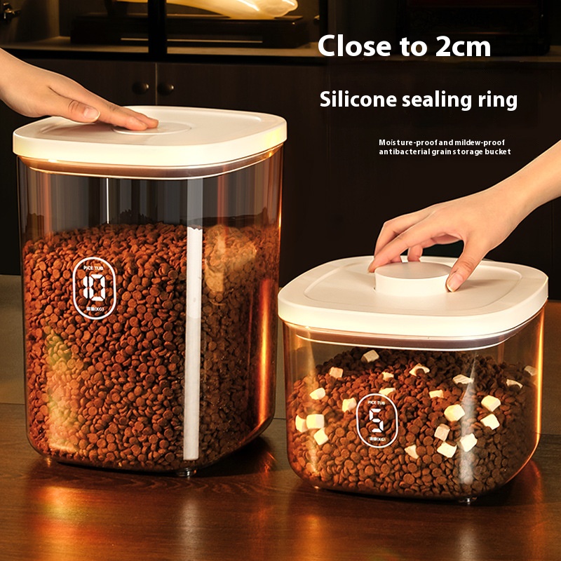 Cat Food Storage Bucket, Seale - Food Storage Vacuum Containers avis et prix