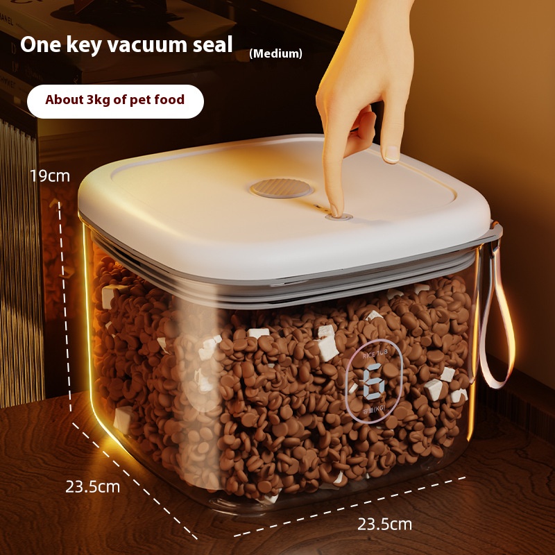 Cat Food Storage Bucket, Seale - Food Storage Vacuum Containers avis et prix