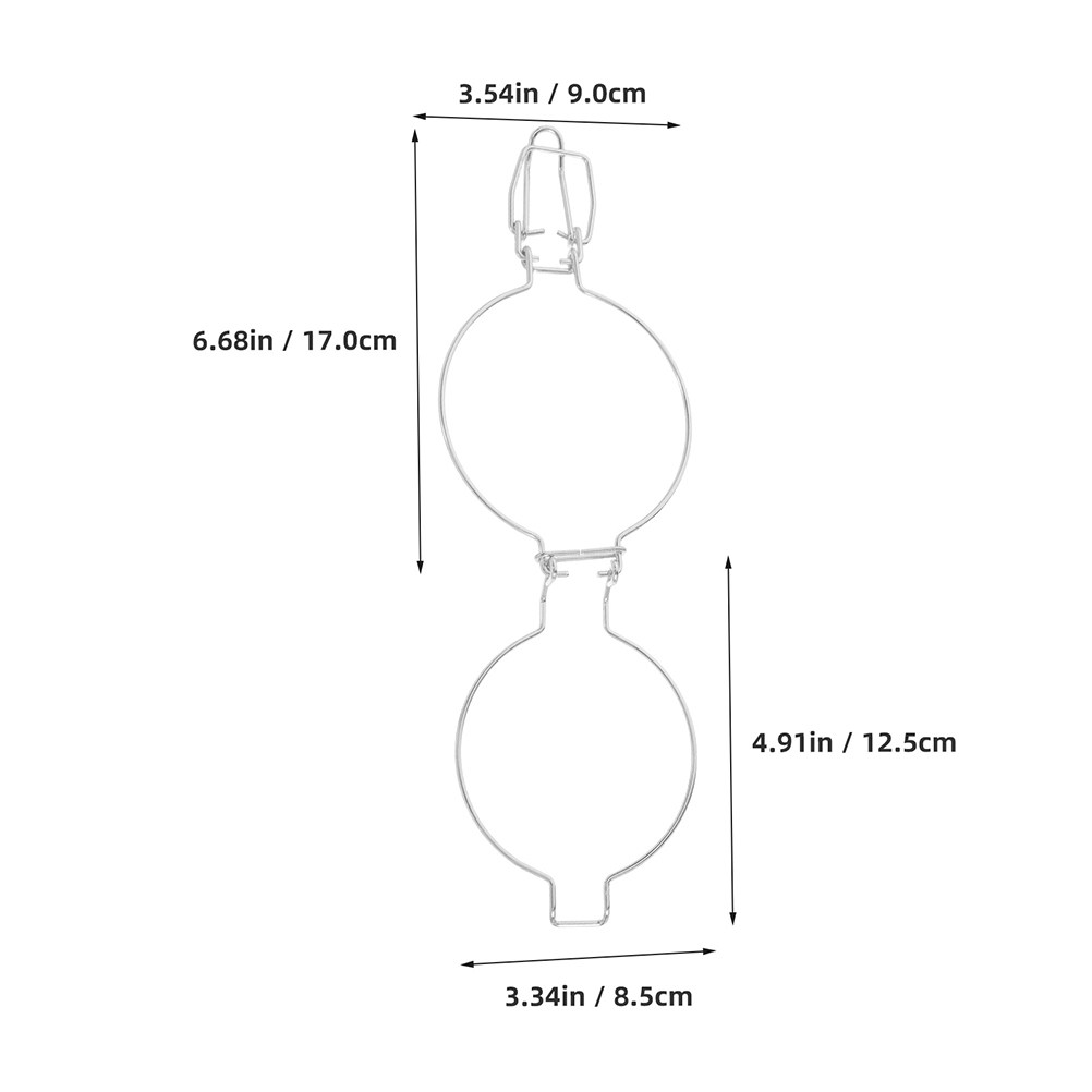 3pcs Stainless Steel Wire Clam - Food Storage Stainless Steel Containers avis et prix