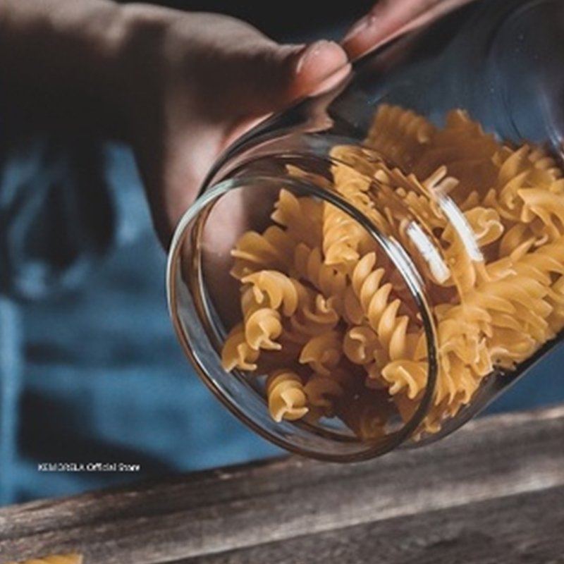 Wood Lid Glass Airtight Canist - Airtight Cereal Jar avis et prix