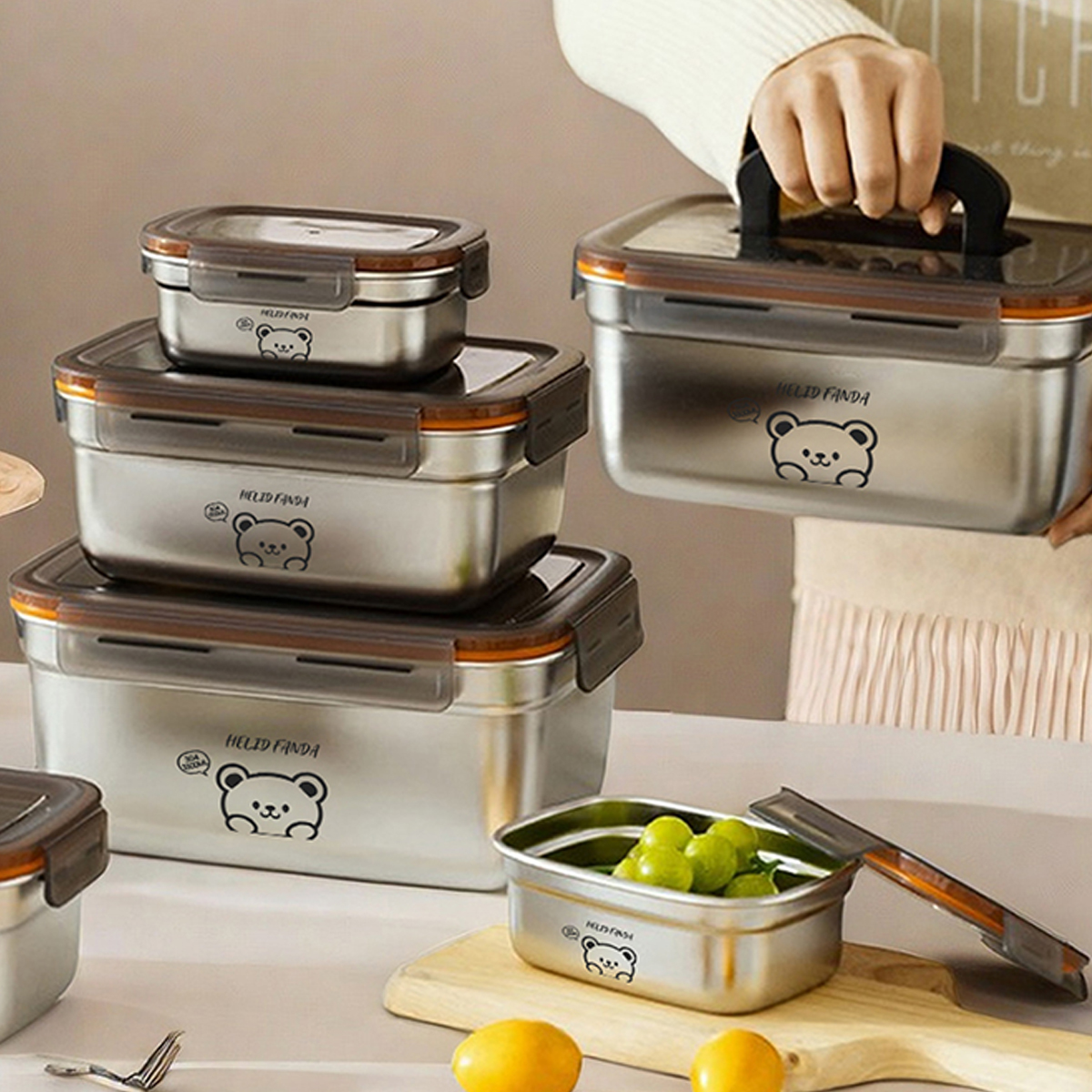 Refrigerator Sealed Preservati - Food Storage Stainless Steel Containers avis et prix