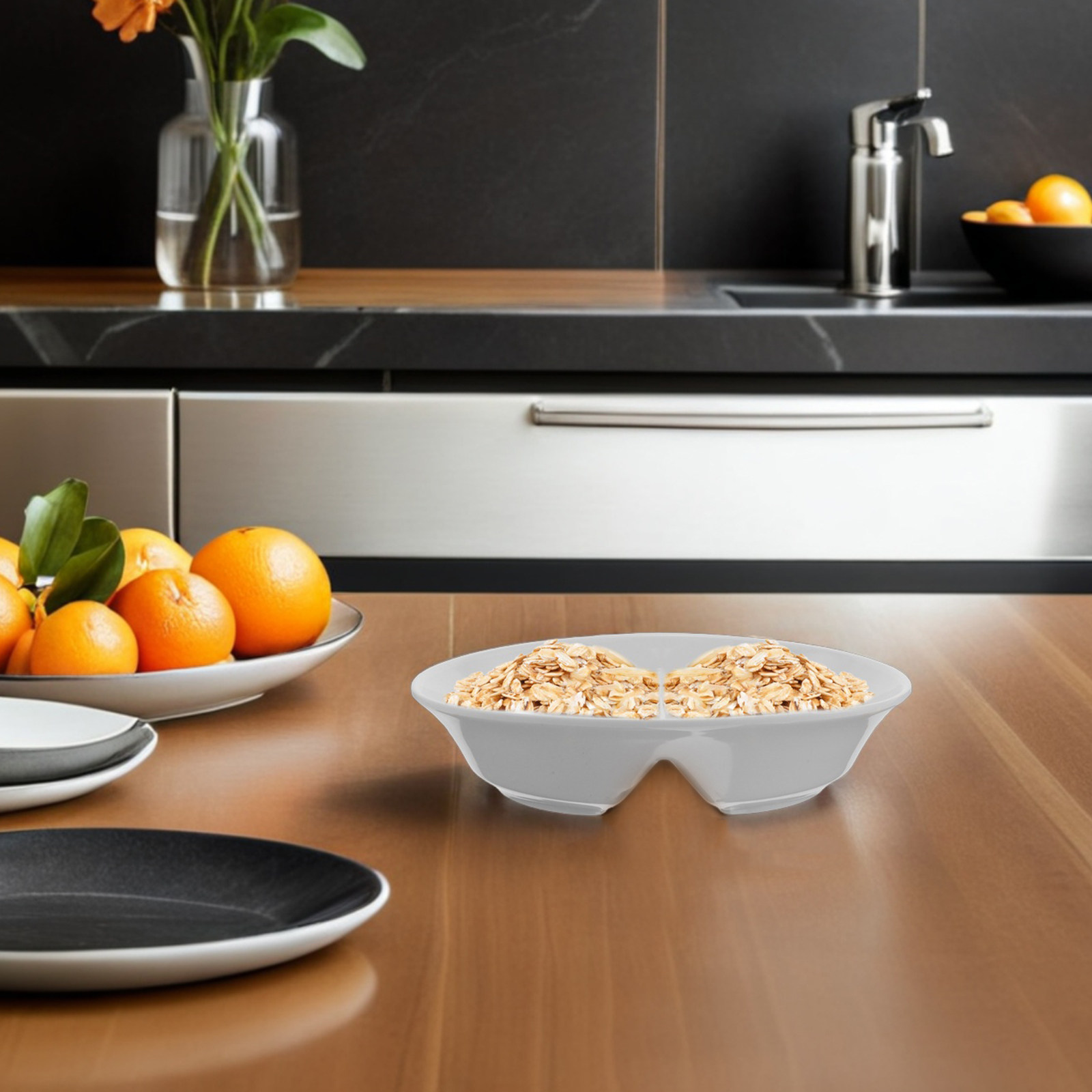 Never Soggy Compartment Bowl U - Food Storage With Dividers avis et prix