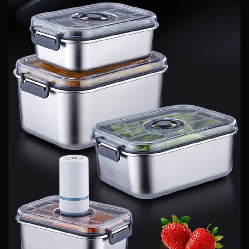 Stainless Steel Vacuum Food Co - Food Storage Vacuum Containers avis et prix