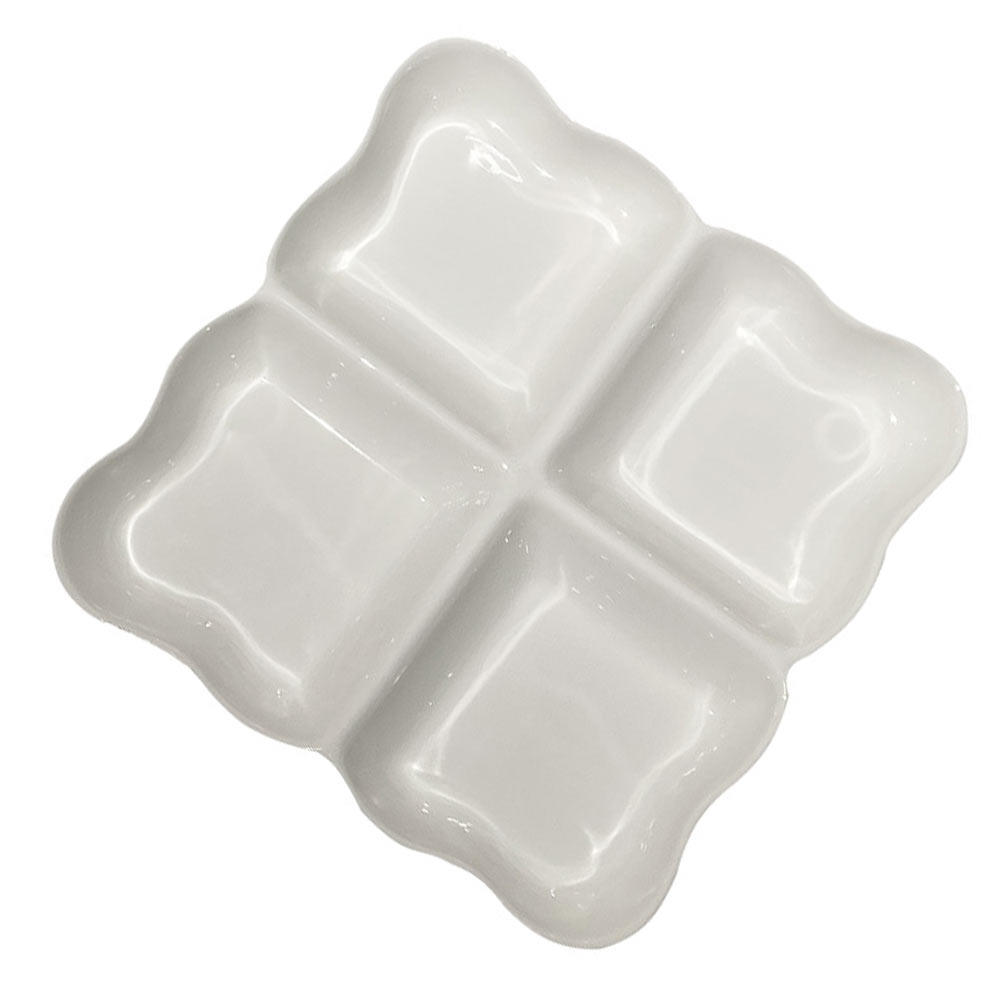 4-Compartment Ceramic Snack Di - Food Storage Home avis et prix