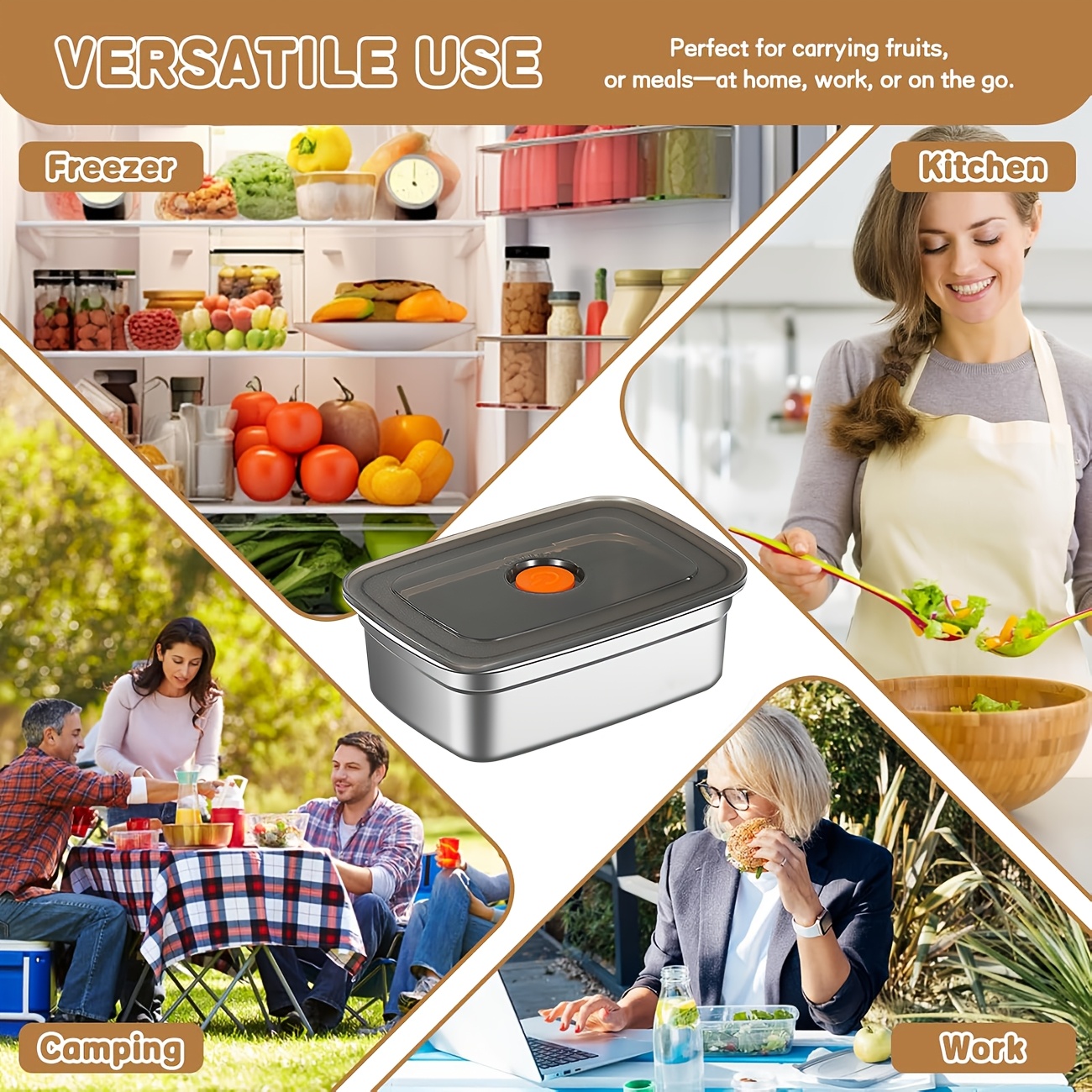 10-Piece Stainless Steel Food  - Food Storage Home avis et prix