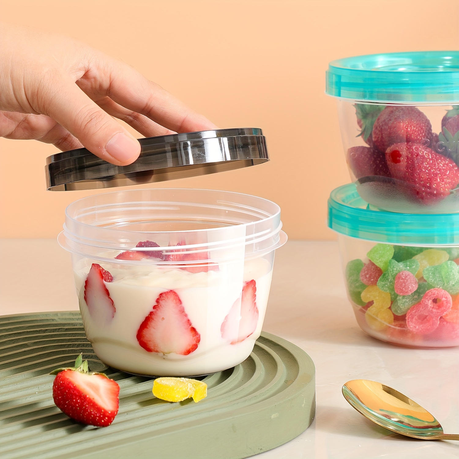 2 Transparent Sealed Food Stor - Food Storage Order avis et prix