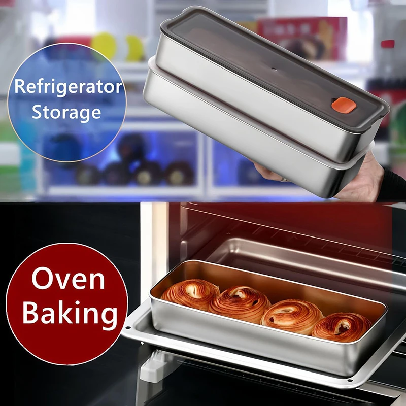 Storage Containers with Lids A - Food Storage Stainless Steel Containers avis et prix
