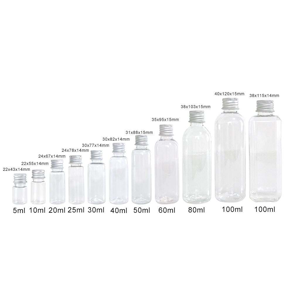 100Pcs Plastic Bottle With Alu - Food Storage Aluminum Containers avis et prix