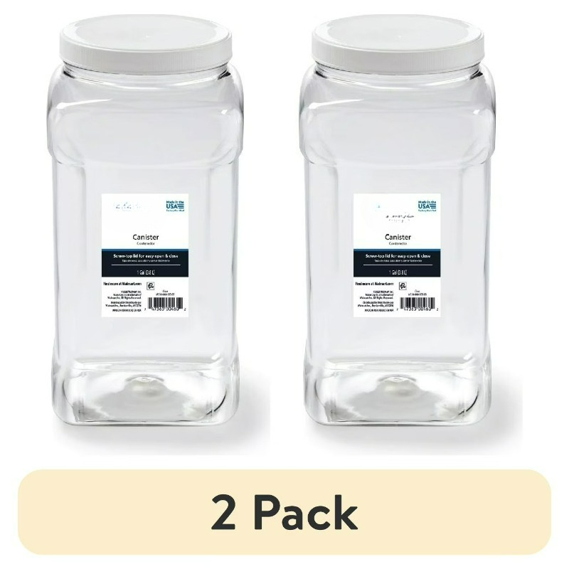 4-Quart Clear Plastic Canister - Food Storage 4 Quart avis et prix