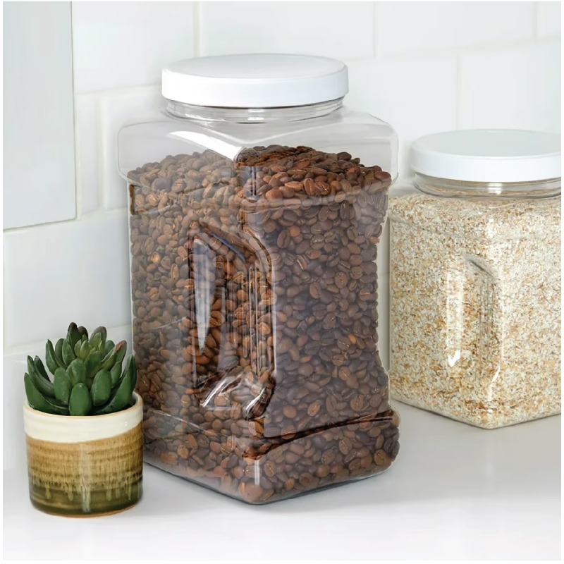 4-Quart Clear Plastic Canister - Food Storage 4 Quart avis et prix