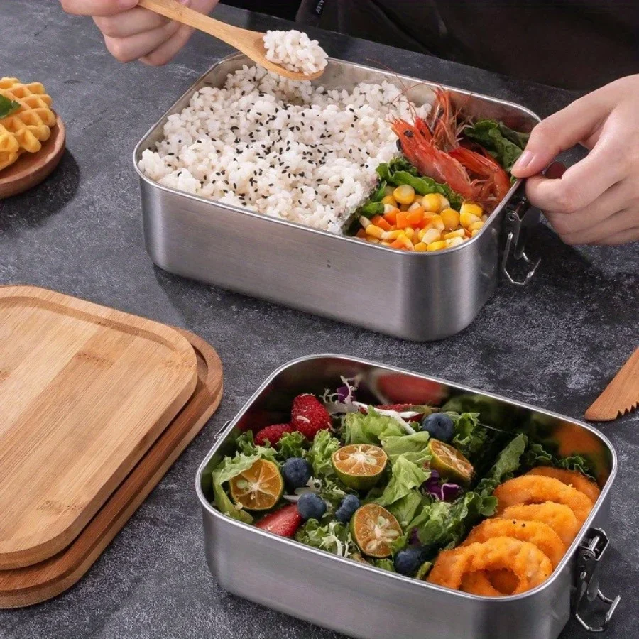 New 304 stainless steel bamboo - Food Storage Order avis et prix