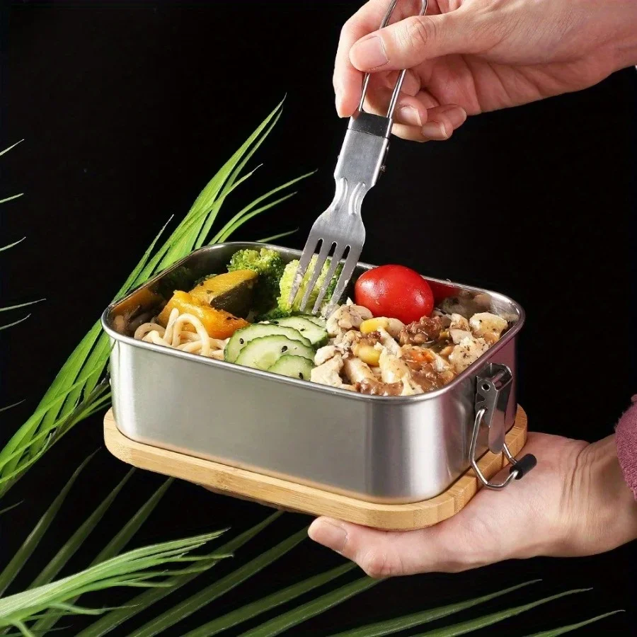 New 304 stainless steel bamboo - Food Storage Order avis et prix