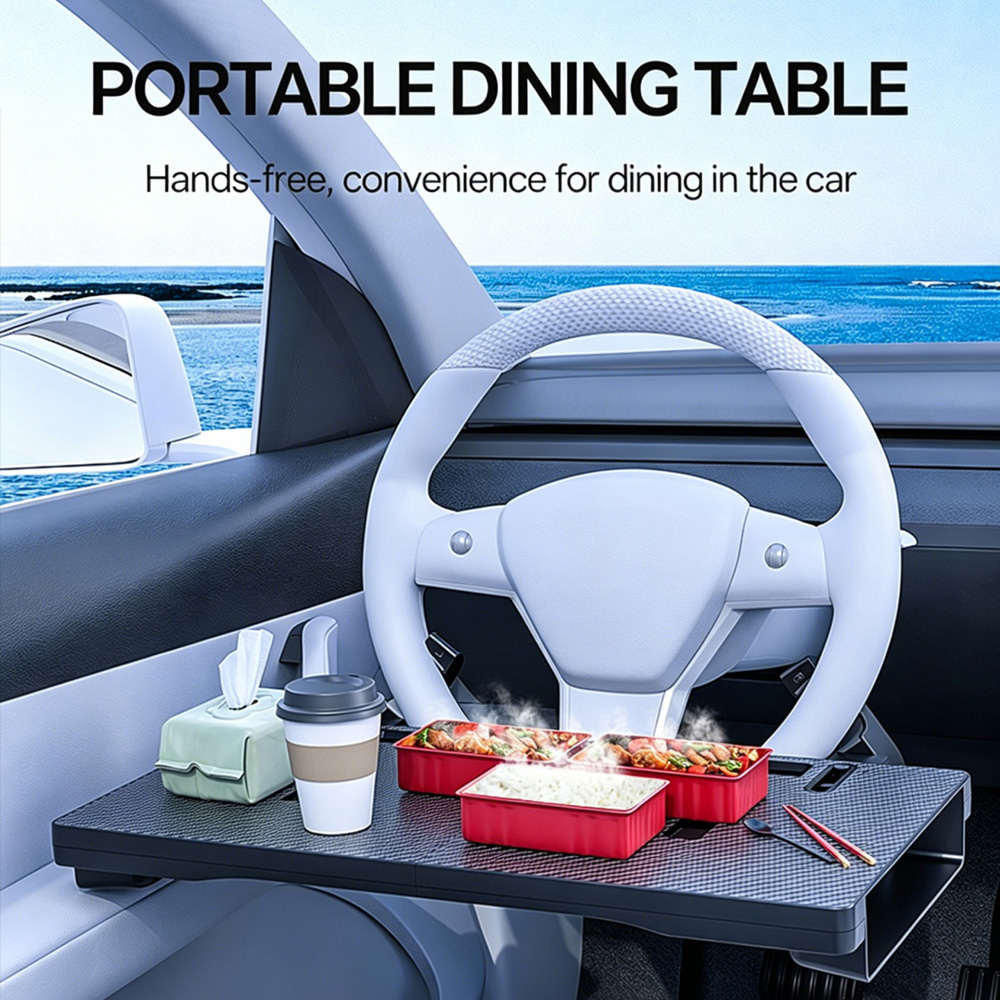 2-in-1 Foldable Car Steering W - Food Storage Order avis et prix