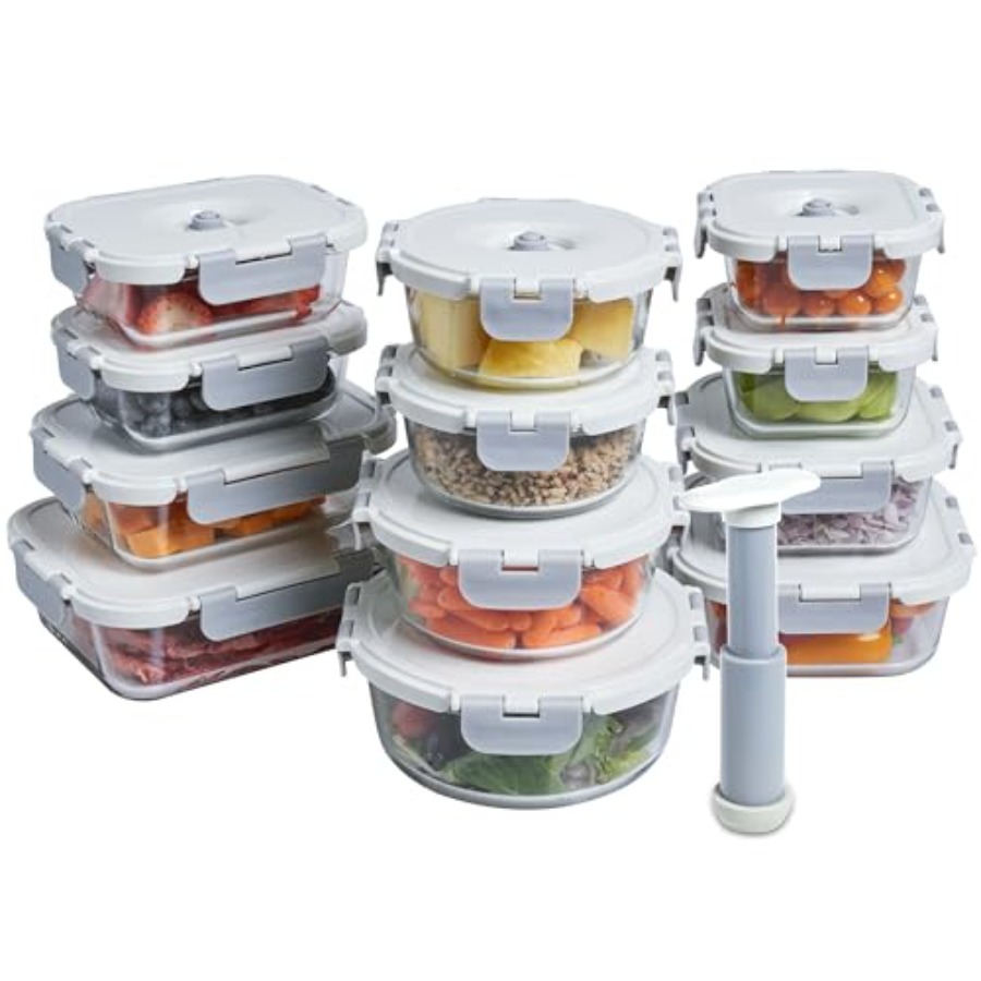 Vacuum Seal Glass Food Storage - Food Storage Vacuum Containers avis et prix