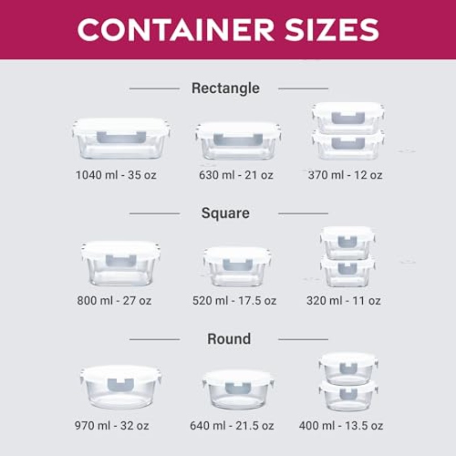 Vacuum Seal Glass Food Storage - Food Storage Vacuum Containers avis et prix