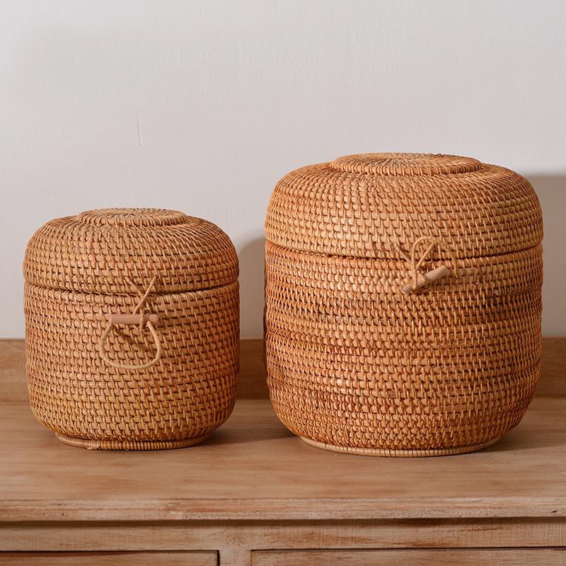Handwoven Rattan Tea Storage B - Food Storage Drawer Organizer avis et prix