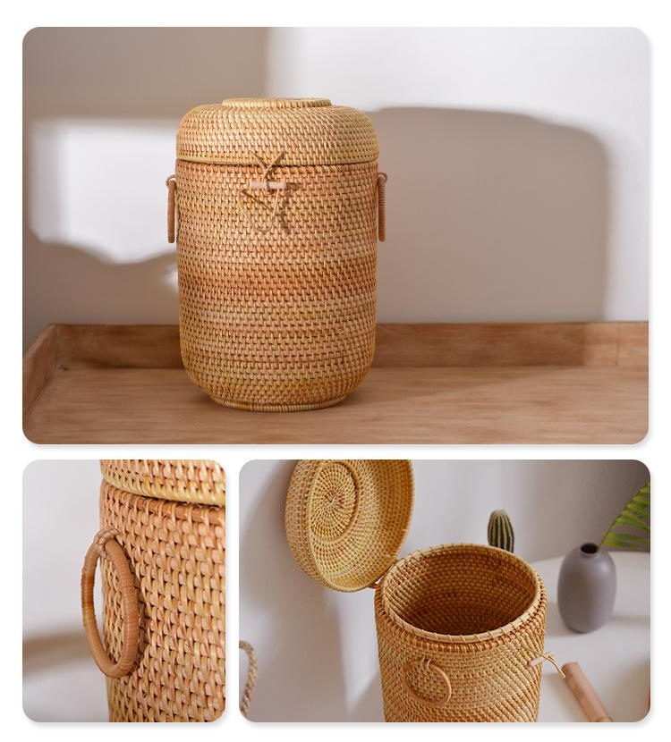 Handwoven Rattan Tea Storage B - Food Storage Drawer Organizer avis et prix