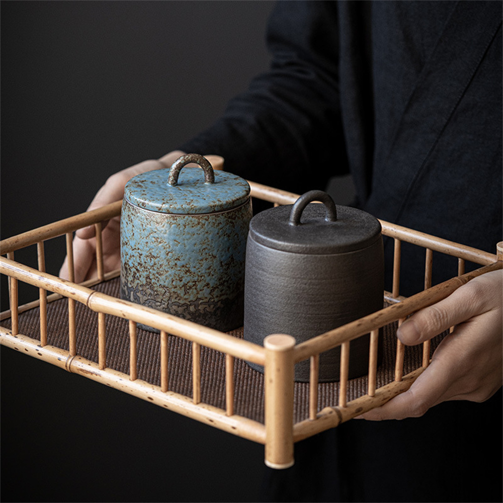 Ceramic Tea Caddy Sealed Jar S - Food Storage Drawer Organizer avis et prix