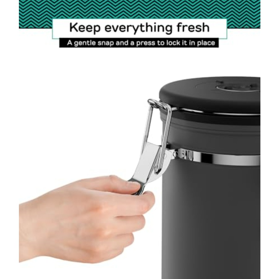 Coffee Canister, Airtight Stai - Food Storage Stainless Steel Containers avis et prix