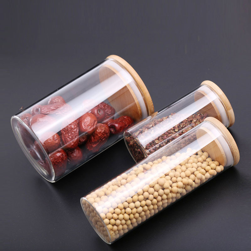 Glass Food Storage Jars with A - Airtight Cereal Jar avis et prix