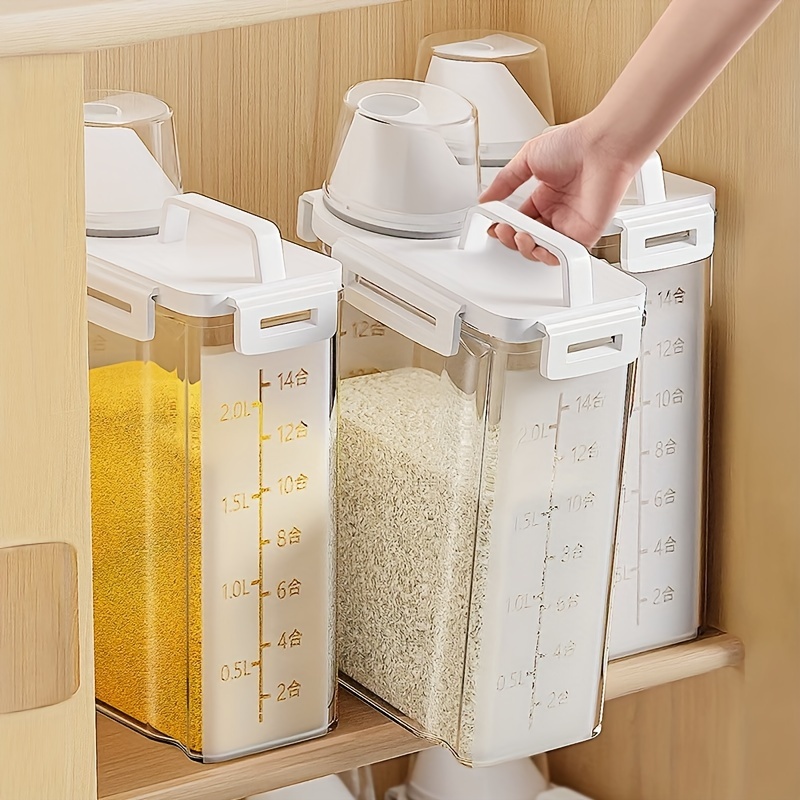 1pc Storage Container, Househo - Airtight Cereal Jar avis et prix