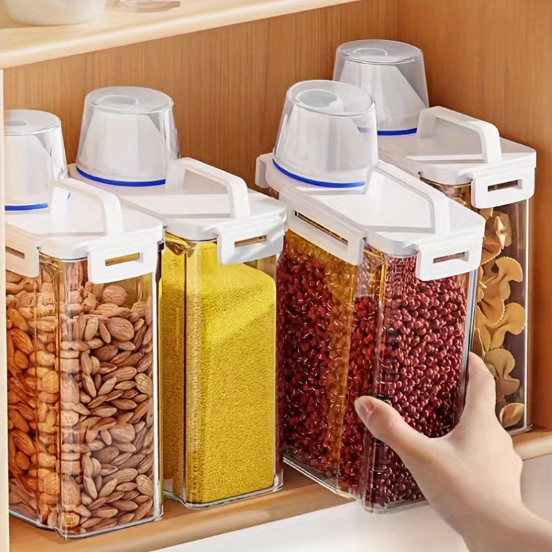 1pc Storage Container, Househo - Airtight Cereal Jar avis et prix