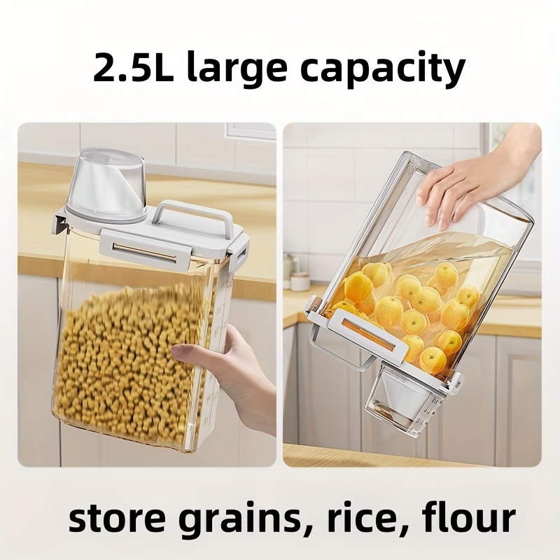 1pc Storage Container, Househo - Airtight Cereal Jar avis et prix