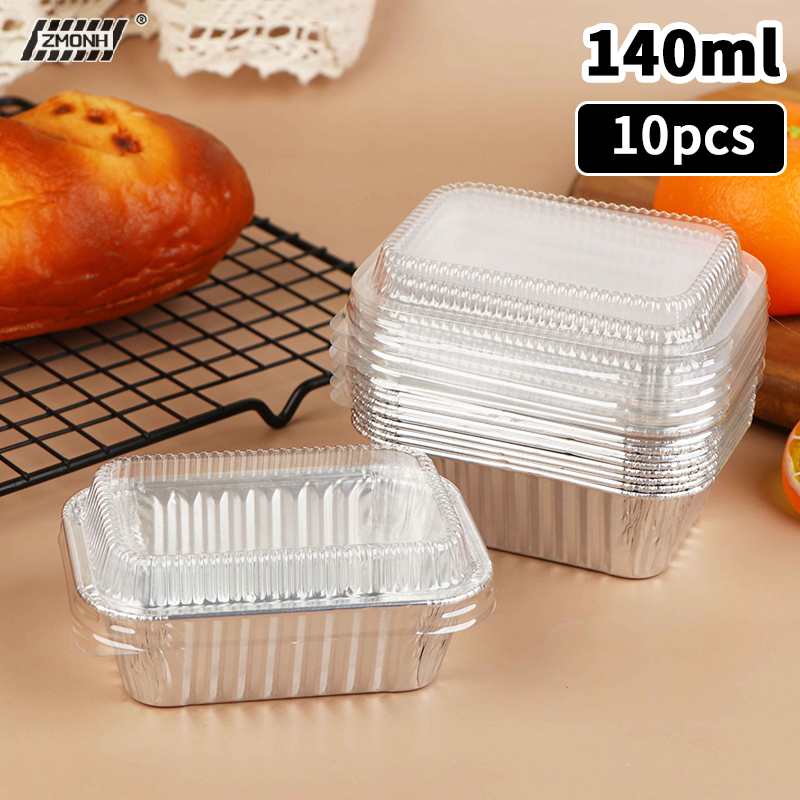 [H]10Pcs Disposable Rectangula - Food Storage Aluminum Containers avis et prix