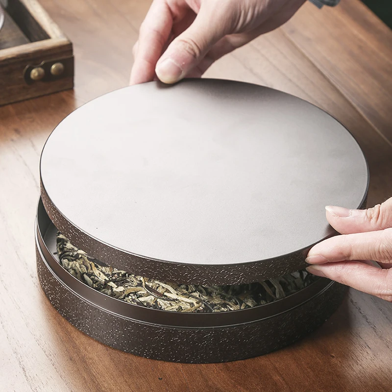 Creative Round Cake Shape Meta - Food Storage Aluminum Containers avis et prix