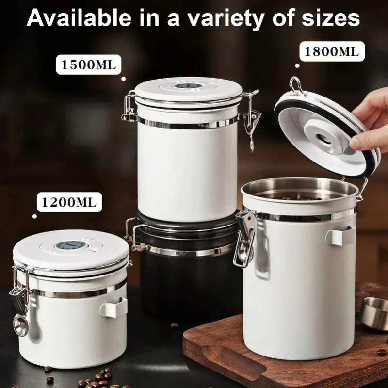 304 Stainless Steel Coffee Bea - Food Storage Vacuum Containers avis et prix